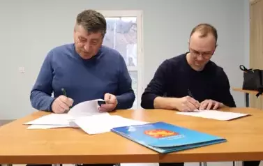9. Od lewej - Radny Powiatowy i Sołtys wsi Kurki