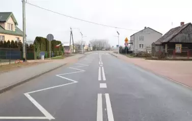 1. Droga powiatowa na odcinku Wąsosz-Żebry