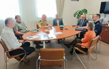 Posiedzenie Powiatowego Zespołu Zarządzania Kryzysowego
