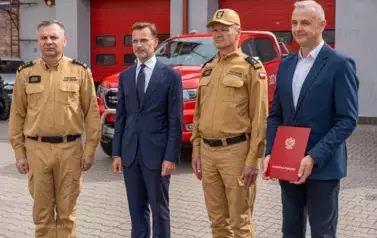 3. Przedstawiciele powiatu grajewskiego z Wojewodą Podlaskim