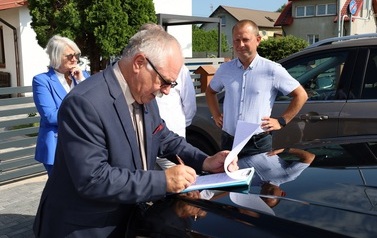 3. Podpisanie odbioru przez Starostę