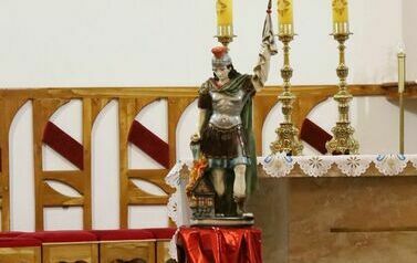 7. Figurka św. Floriana patrona strażak&oacute;w