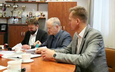 2. Od lewej - Marek Sobota, Jan Julian Połonowicz i Krzysztof Milewski