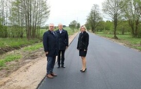 Wizyta robocza na remontowanej drodze