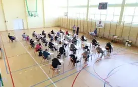 2. Uczestnicy piszą test wiedzy