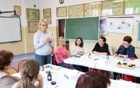 2. Prowadząca zajęcia Pani Agnieszka