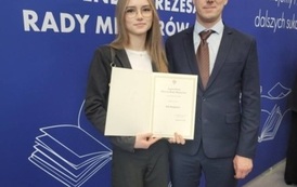 4. Uczennica I Liceim Og&oacute;lnokształcącego w Grajewie