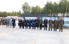 1. Uroczystość symbolicznego wbicia łopaty pod jednoskę wojskową