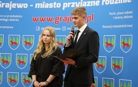 8. Przedstawiciele Młodzieżowej Rady Miasta Grajewo