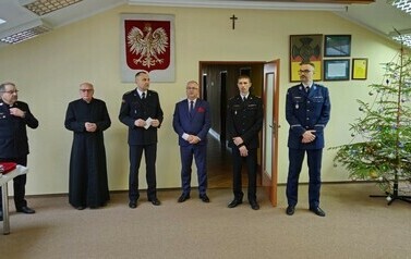 1. Wigilia w Komendzie Powiatowej Państwowej Straży Pożarnej w Grajewie