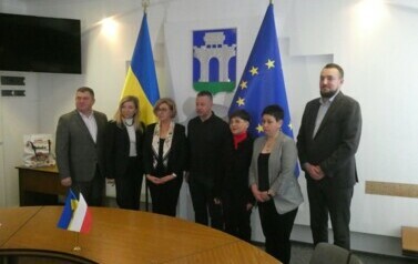 1. Delegacja Powiatu Grajewskiego w R&oacute;wnem na Ukrainie