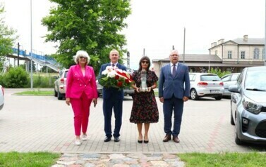 1. Od lewej - Maria Gwiazdowska, Bolesław Ruszczyk, Barbara Ciszewska i Waldemar Remfeld