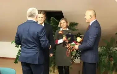 1. Podziękowanie nauczycielom za zdobyte nagrody