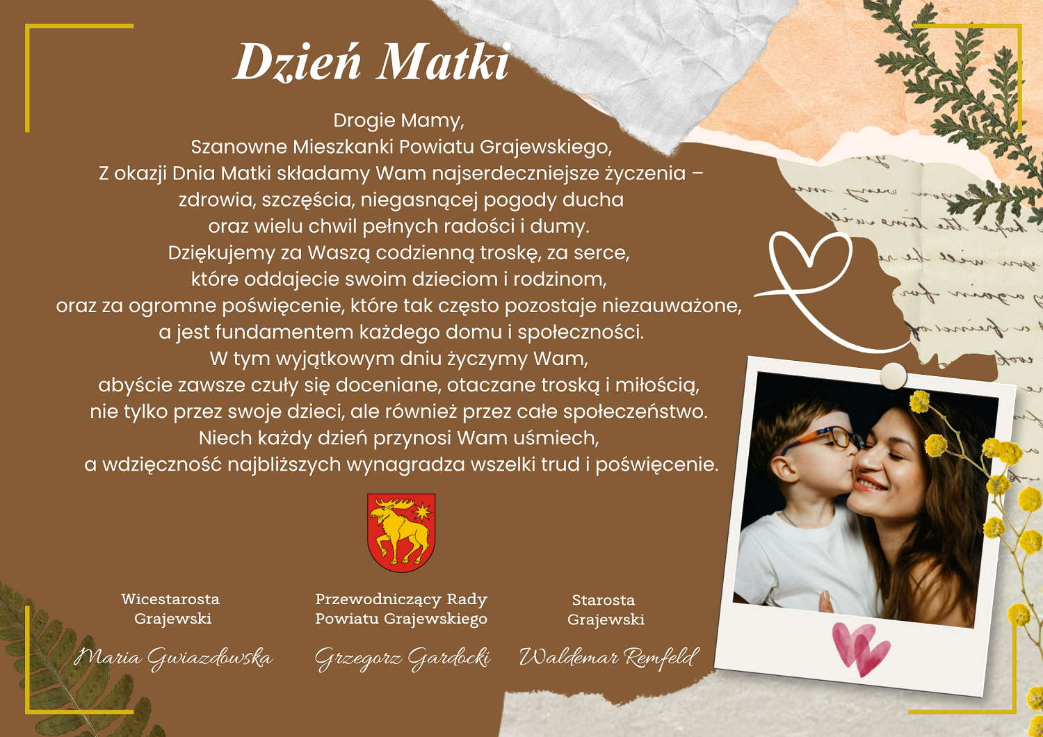 Życzenia z&nbsp;okazji Dnia Mamy