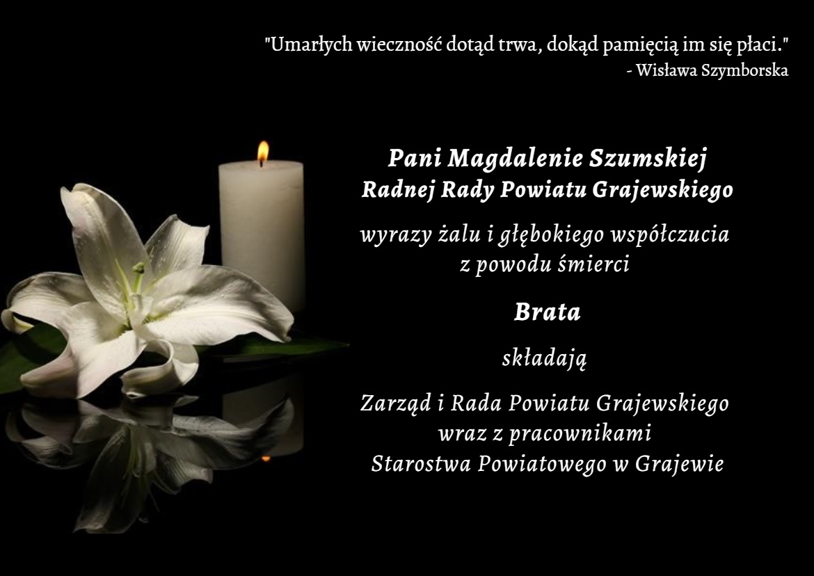 Grafika z&nbsp;kondolencjami