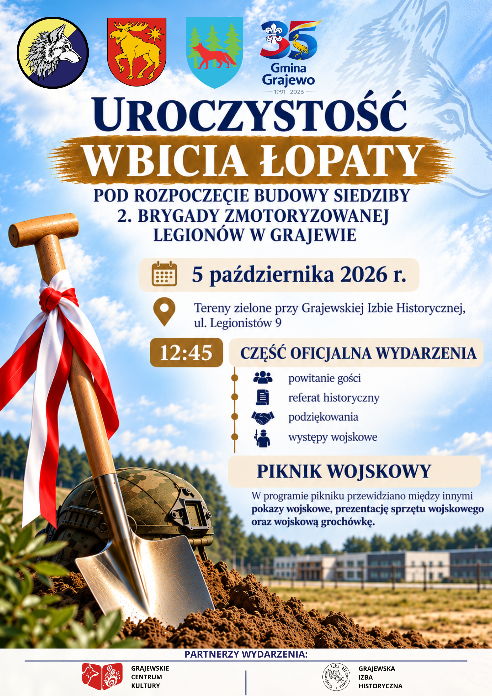 Plakat Wbicie Łopaty