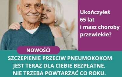 Zdjęcie do Szczepienia przeci pneumokokom dla os&oacute;b 65 plus