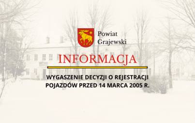 Zdjęcie do Informacja w sprawie wygaśnięcia decyzji o rejestracji pojazd&oacute;w wydanych przed dniem 14 marca 2005 r. dotyczących pojazd&oacute;w m.in nieposiadających ważnego okresowego badania technicznego