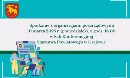Zdjęcie do Zaproszenie na spotkanie z organizacjami pozarządowymi