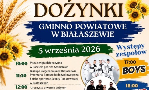 Plakat Dożynki Gminno-Powiatowe