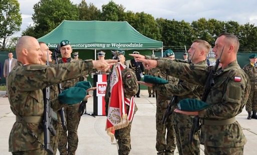 Uroczysta przysięga żołnierzy w Wojewodzinie